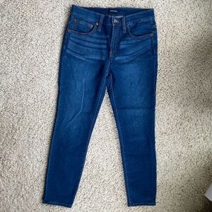 J. Crew 9" High-Rise Toothpick Jean